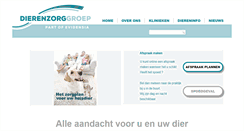 Desktop Screenshot of dierenzorggroep.nl